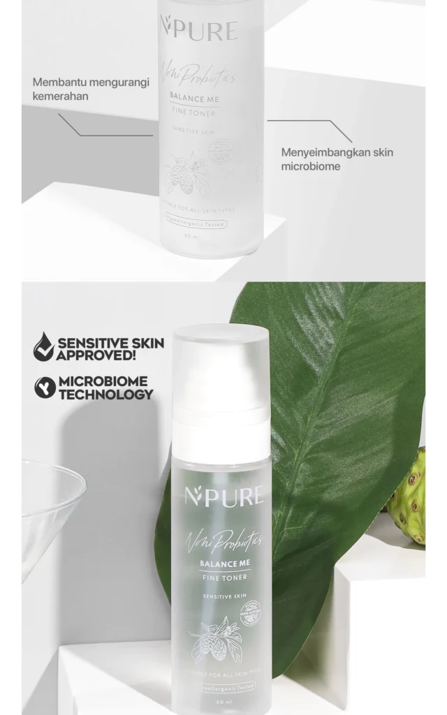 NPURE Noni Toner Balance Me Hypoallergenic untuk kulit sensitif