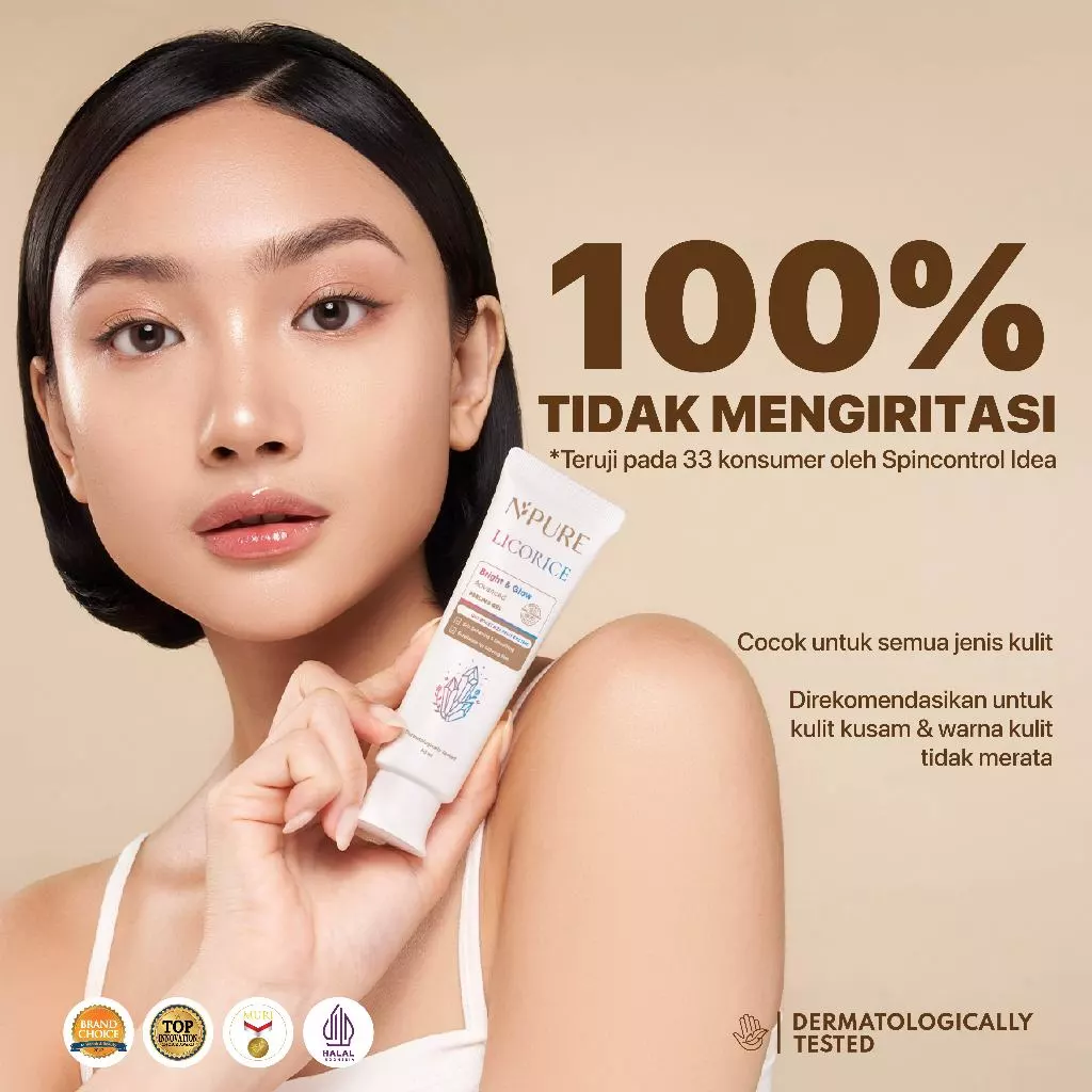 Peeling Gel Licorice NPURE Eksfoliasi Instan Pengangkat Daki 5