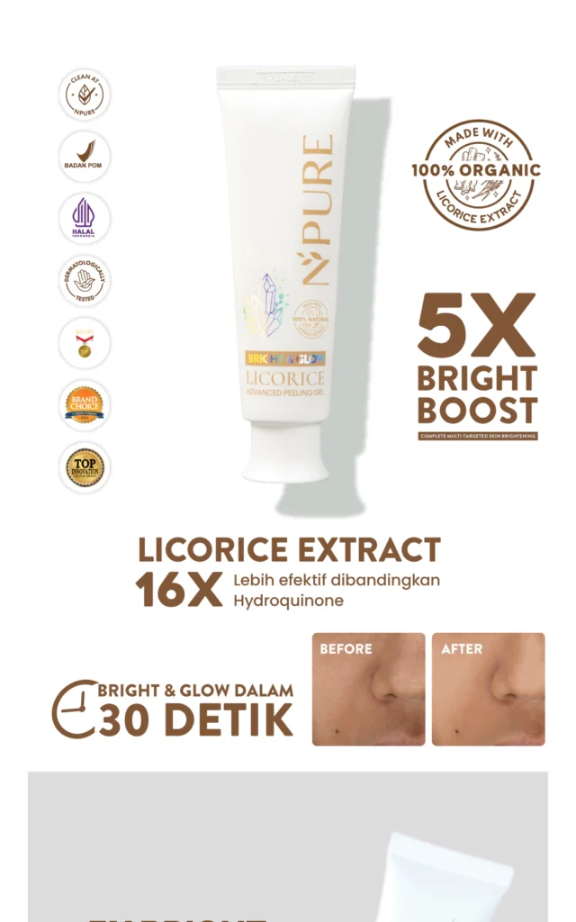 Rangkaian NPURE Licorice Series untuk kulit sehat dan glowing