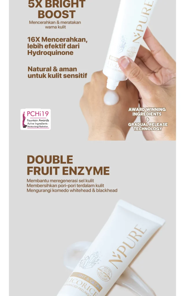 Rangkaian NPURE Licorice Series untuk kulit sehat dan glowing