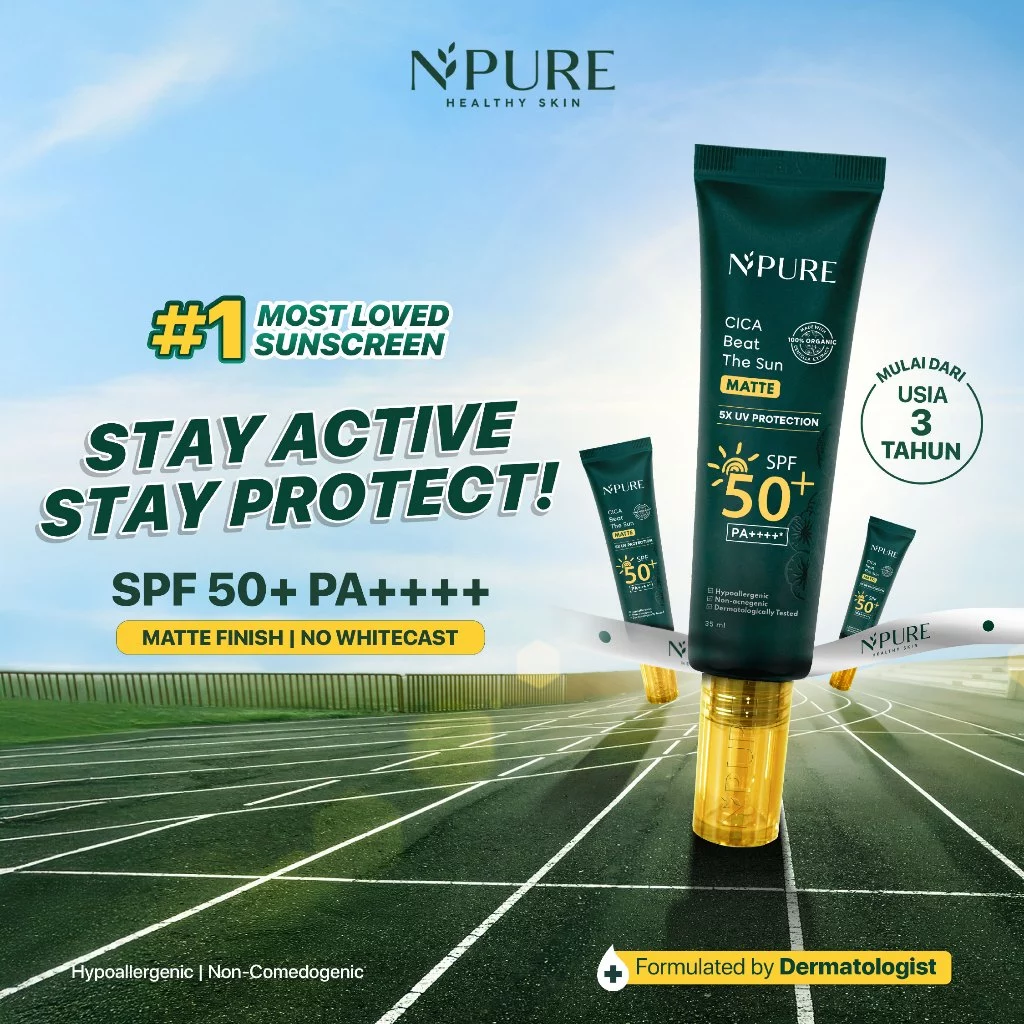 NPURE Cica Beat The Sun Matte Sunscreen SPF 50+ PA++++