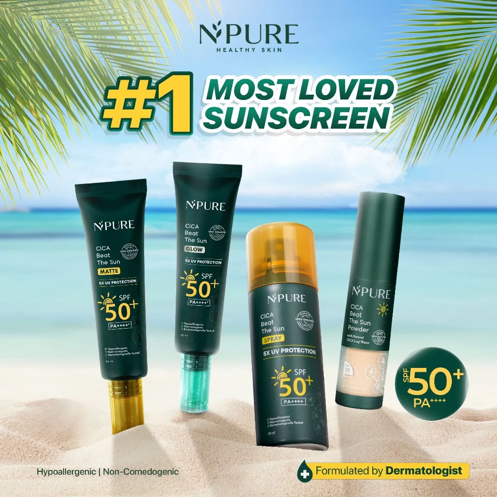 NPURE Cica Beat The Sun Matte Sunscreen SPF 50+ PA++++ 6