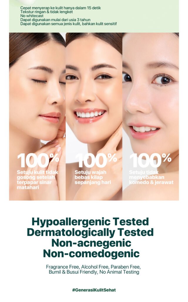 Sunscreen Cica untuk jerawat