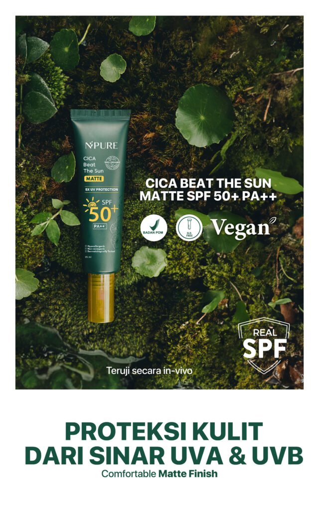 Sunscreen Cica untuk jerawat