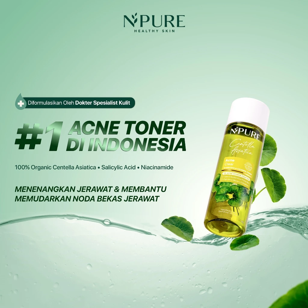Acne Toner Travel Size NPURE Cica Hydrating Centella