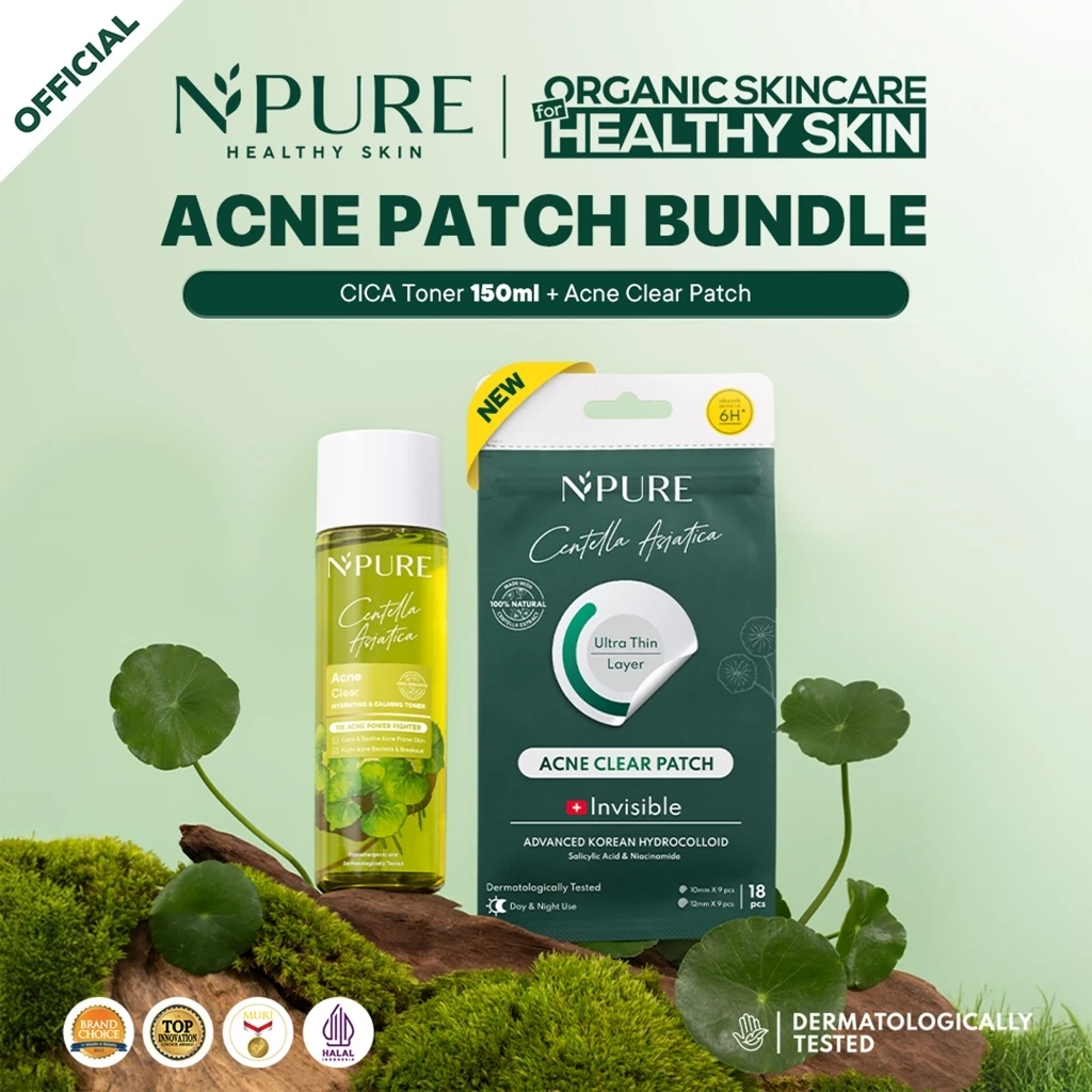 Acne Toner Ukuran Besar NPURE Cica Hydrating Centella