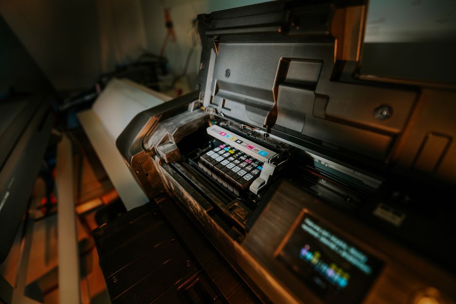 DTF printer workshop quality check