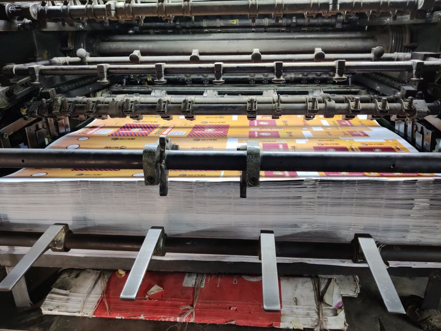 large volume offset print production