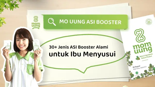Asi booster alami pelancar asi makanan penambah asi suplemen asi booster asi booster mom uung
